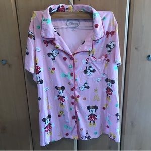 Pink Disney Mickey Mouse Pajama Set